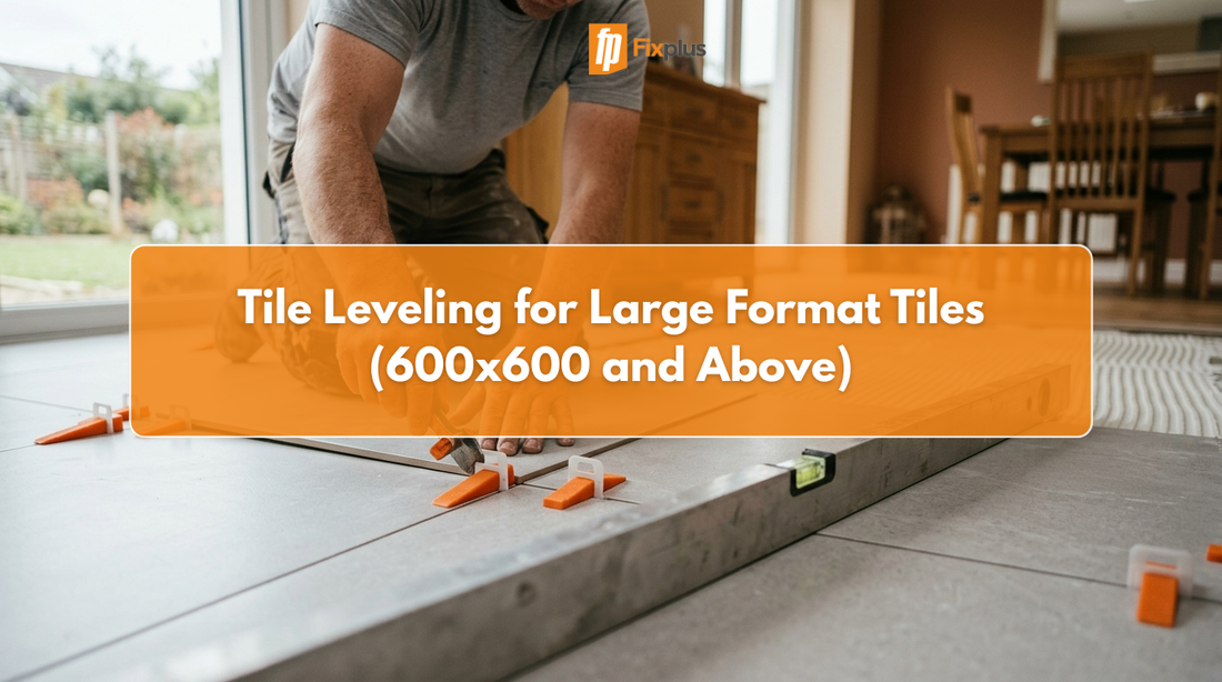 Tile Leveling for Large Format Tiles: 600x600 and Above