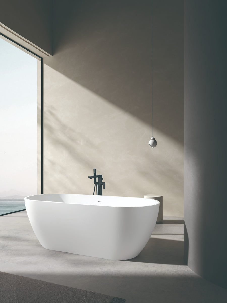 Amalfi Gloss White Freestanding Bath
