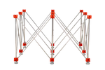 RUBI retractable worktable folded for transport